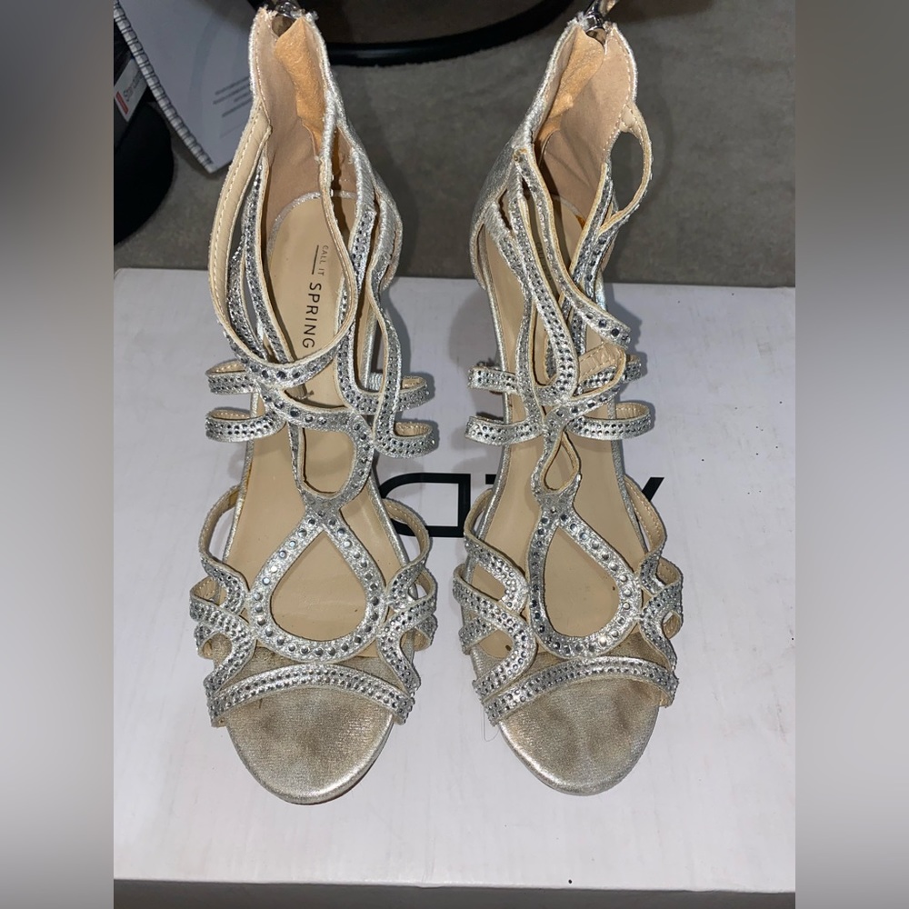 Sequin heels